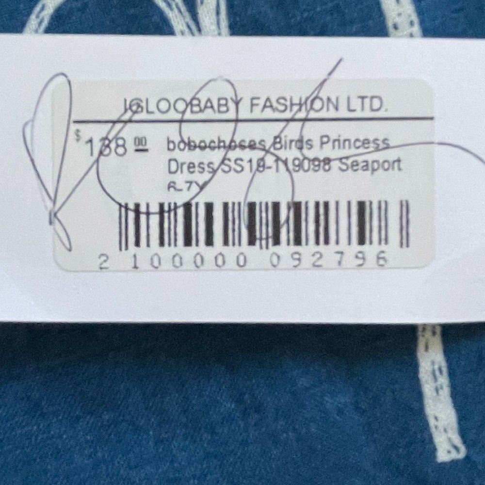 SOLD! Bobo Choses Bird Princess Seaport Dress 6-7 - Picture 6 of 12